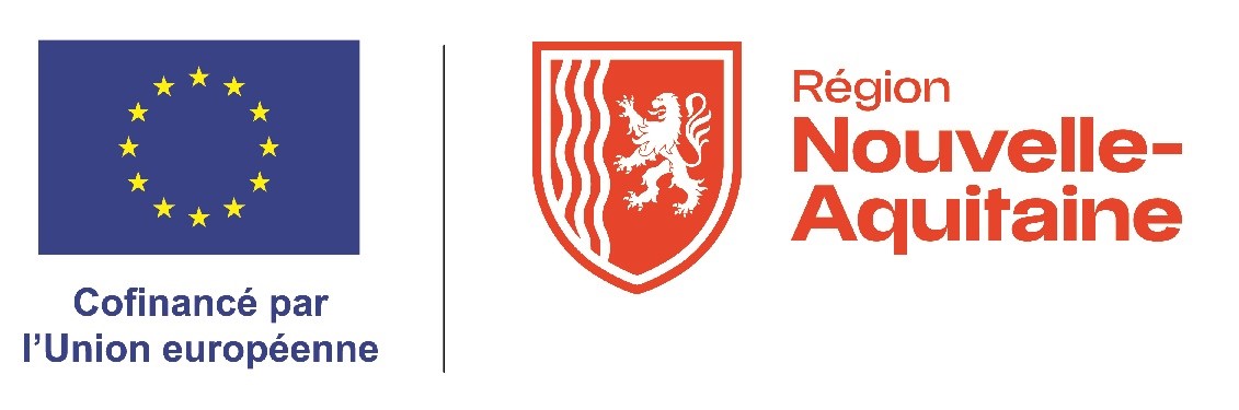 Soutien Région Nouvelle-Aquitaine et Union Européenne